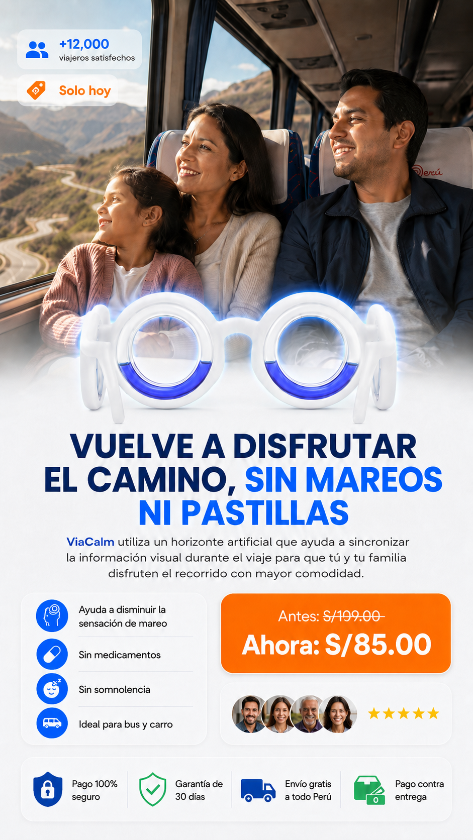 Lentes ViaCalm Anti-Mareo