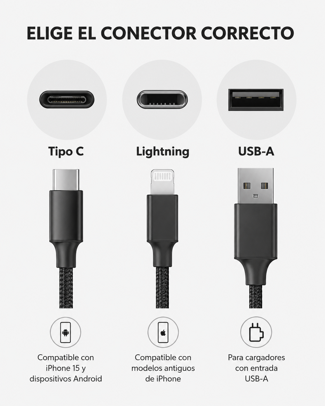 Qali — Cable Magnético de Carga Rápida