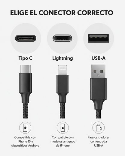 Qali — Cable Magnético de Carga Rápida