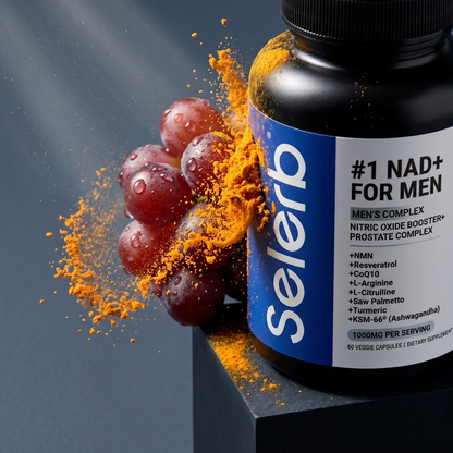 Selerb NAD+ Complex: ¡Tu Recarga de Potencia Masculina Instantánea!