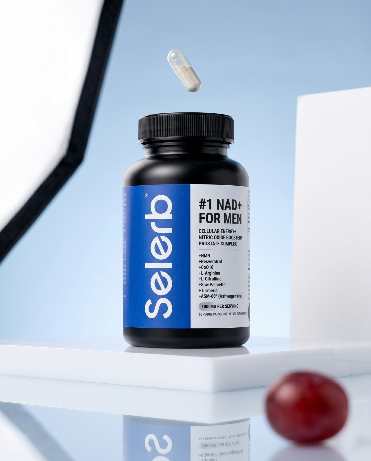 Selerb NAD+ Complex: ¡Tu Recarga de Potencia Masculina Instantánea!