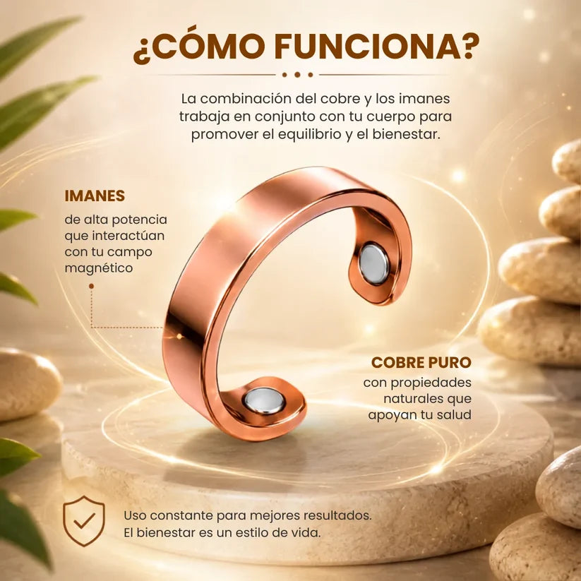 Anillo Magnético de Cobre